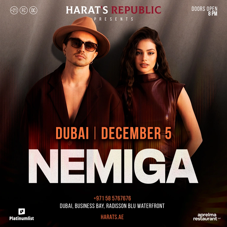 5 декабря 2026, Дубай (Dubia), Harat's Republic
